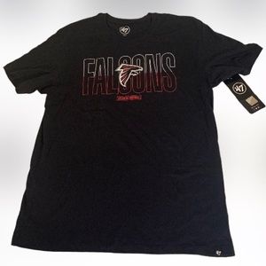 NWT ‘47 Brand NFL Atlanta Falcons Black T-Shirt Size Large